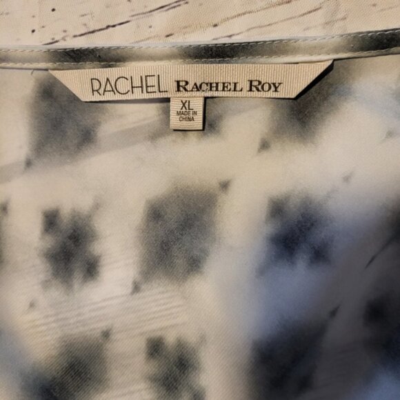 Rachel Rachel Roy White & Black Print Dress Size XL - Picture 6 of 10